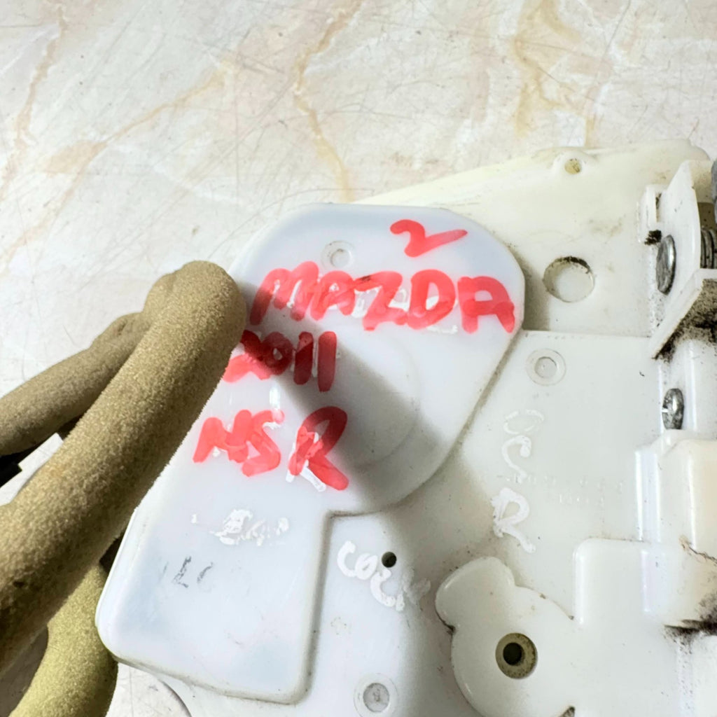 2011 MAZDA 2 PASSENGER REAR LEFT DOOR LOCK