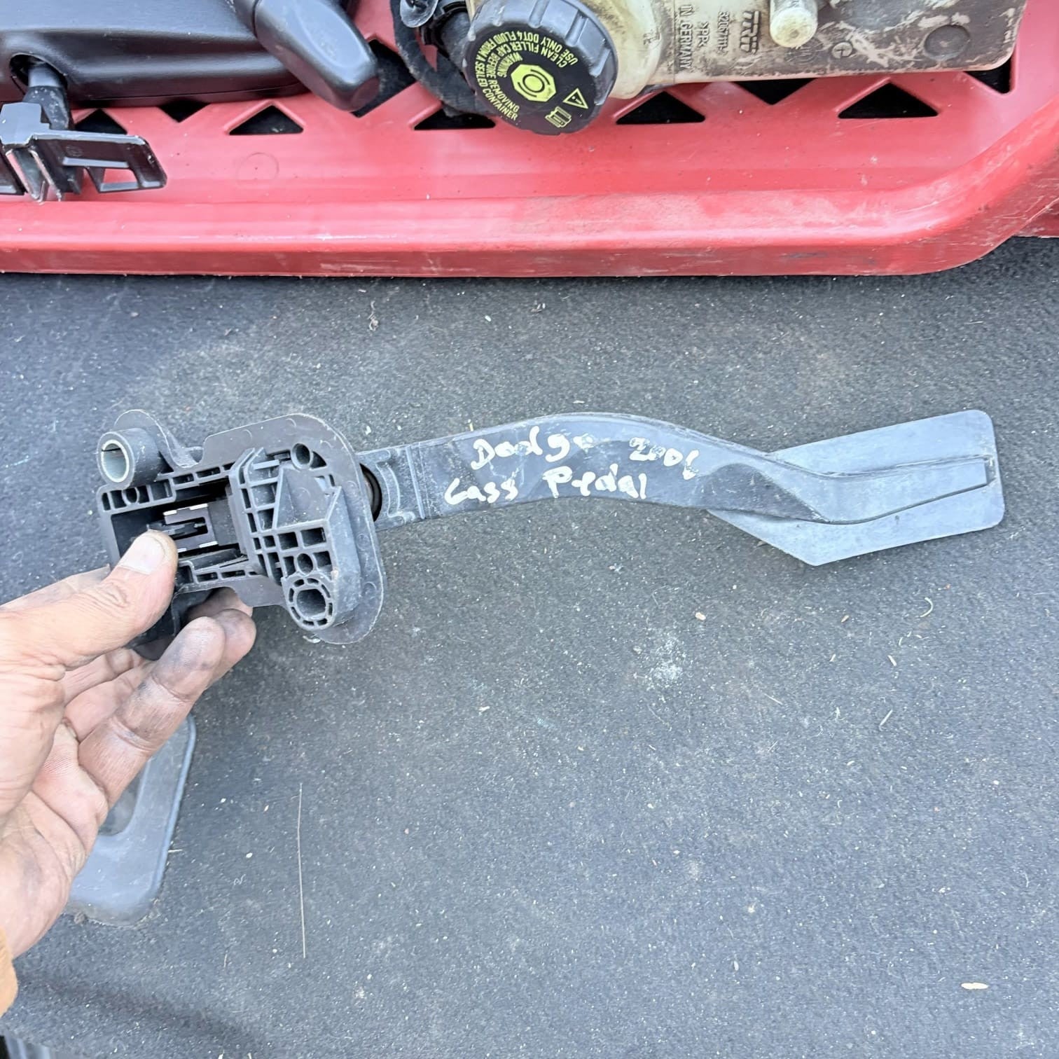 2006 JEEP PATRIOT THROTTLE ACCELERATOR PEDAL 04891586AB