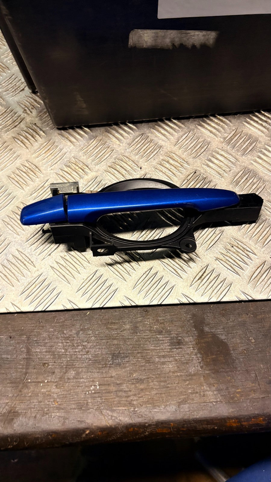 Mitsubishi Lancer CJ/CY 2008-2017 Rear Right Exterior Door Handle Blue O/SR