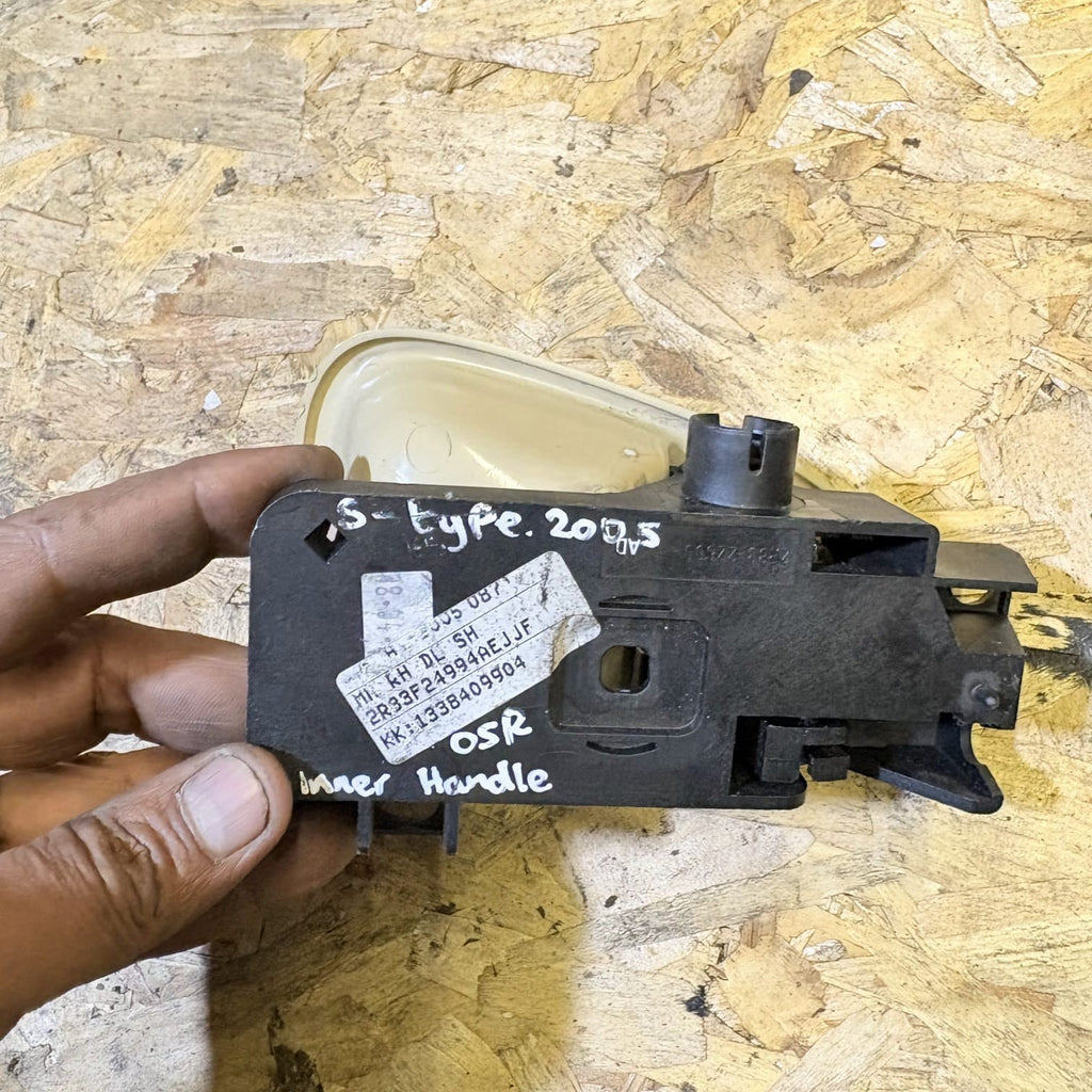 2005 Jaguar S Type X200 Driver Rear Inner Opening Handle 2R83F24994 OSR