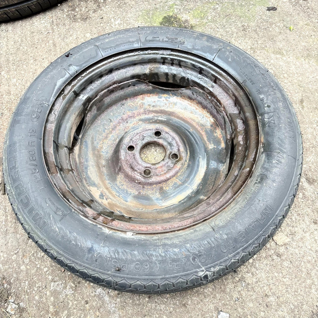 Rover 600 800 Series 15" Space Saver Spare Wheel 5x114.3&Michelin Tex T125/80R15