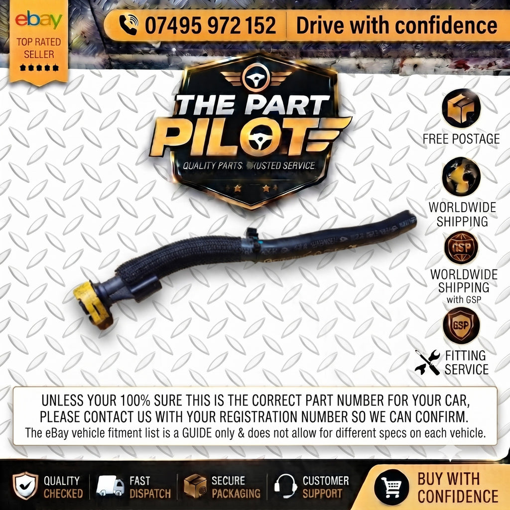 Peugeot 308 1.2 PureTech Engine Breather Hose Pipe HSR22853
