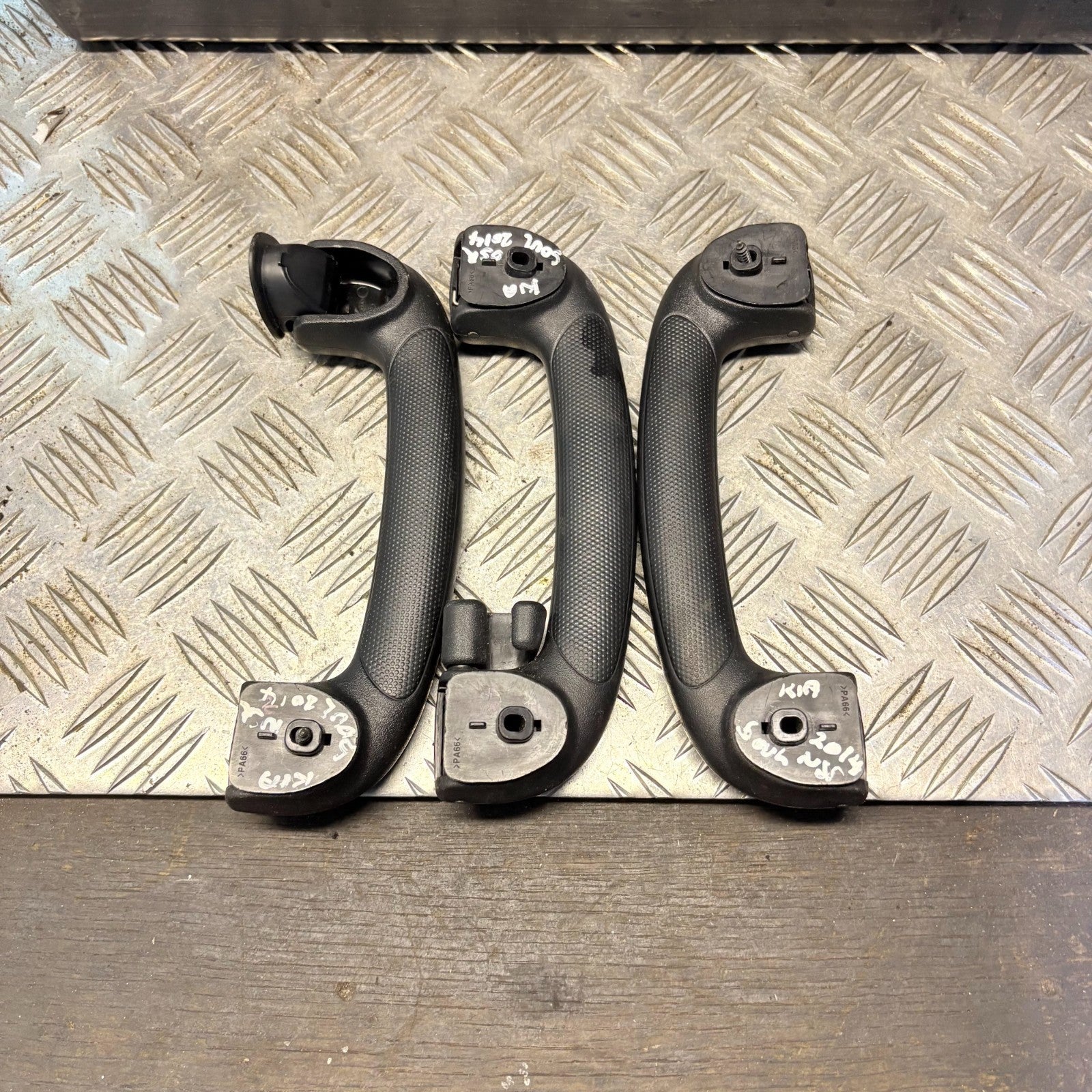 3PC Right Rear Driver Offside Ceiling Grab Handle 2014-2019 Kia Soul