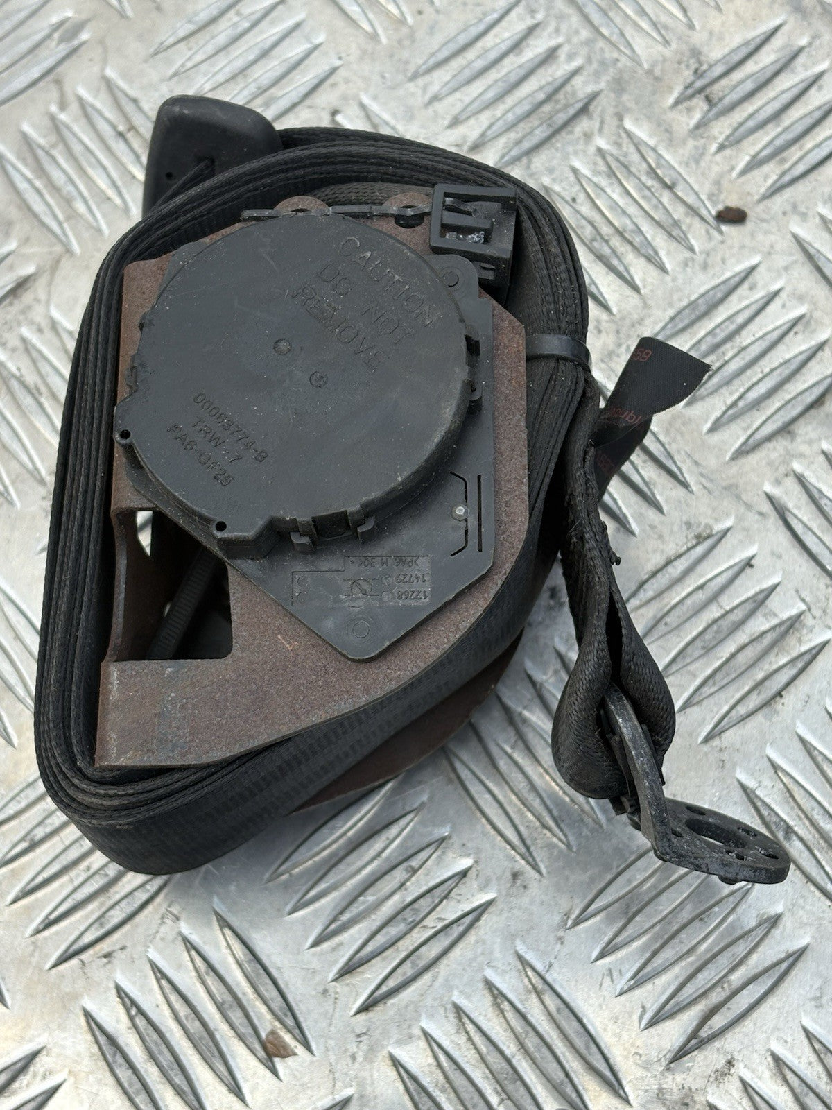 Seat Ibiza Left Passenger Nearside Rear Seat Belt 6l0857805b Mk3 2002-2009U