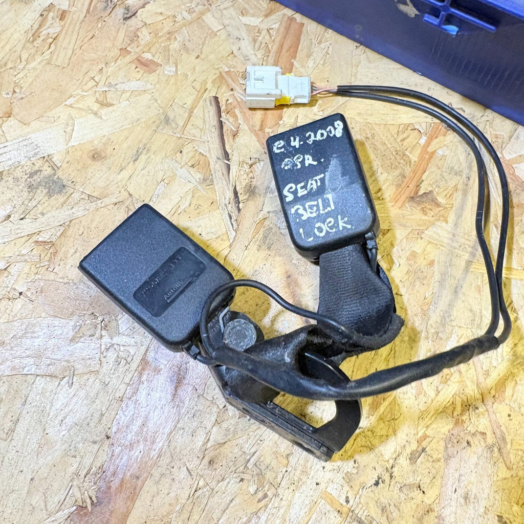 2008 CITROEN C4 OSR REAR DRIVER SIDE SEAT BELT STALK BUCKLE