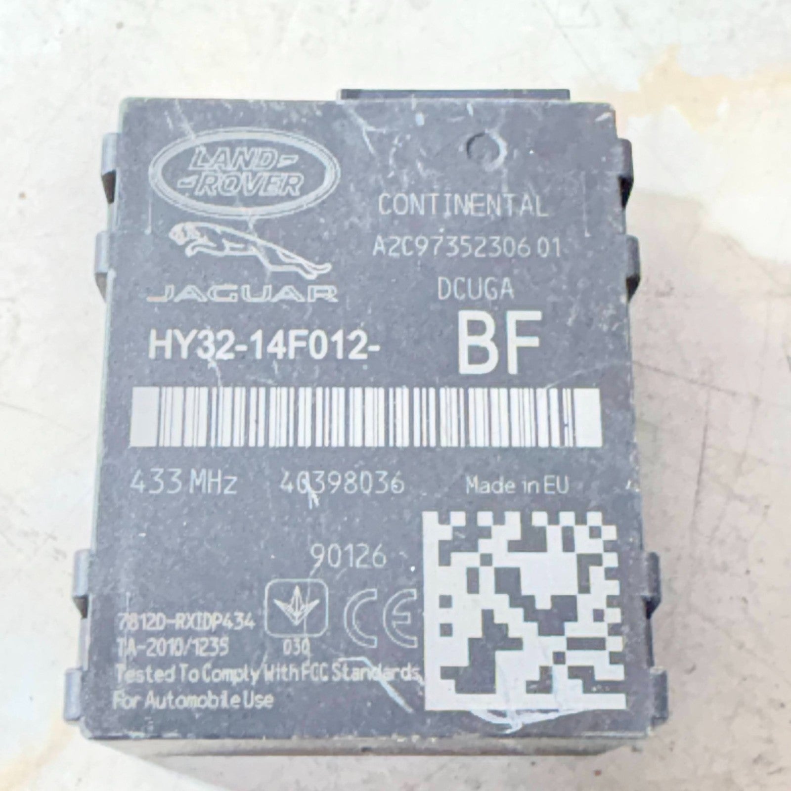 Jaguar I-PACE X590 TPMS Tyre Pressure Module HY32-14F012-BF A2C97352306 18-21