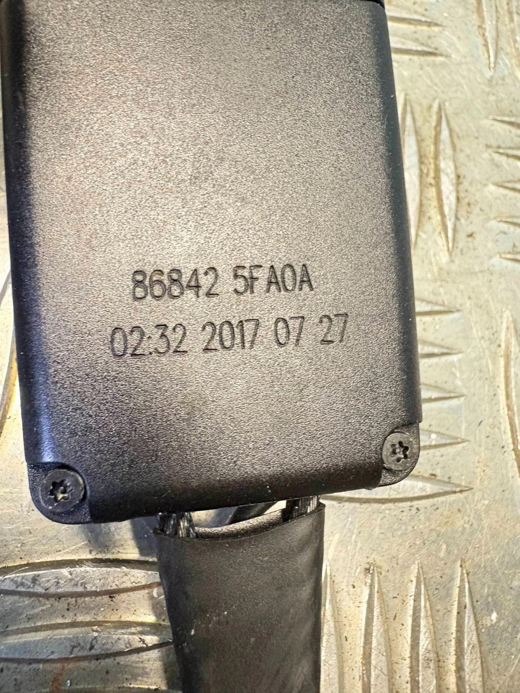 Nissan Micra 2017 Front Seat Left Seat Belt Buckle Hatchback 4/5dr 86842-5FA0A
