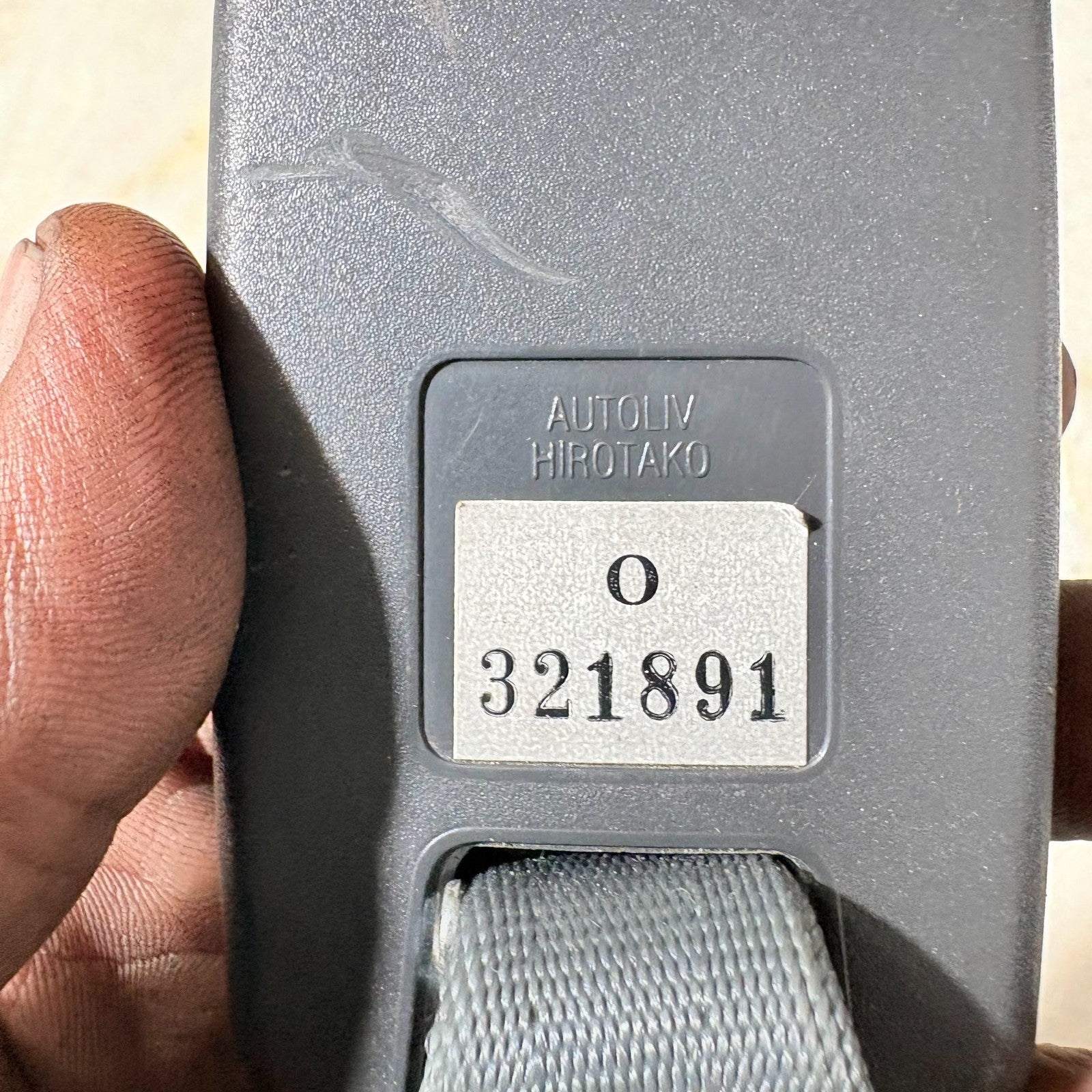 PROTON 2011 PASSENGER REAR LEFT SEAT BELT BUCKLE 321891