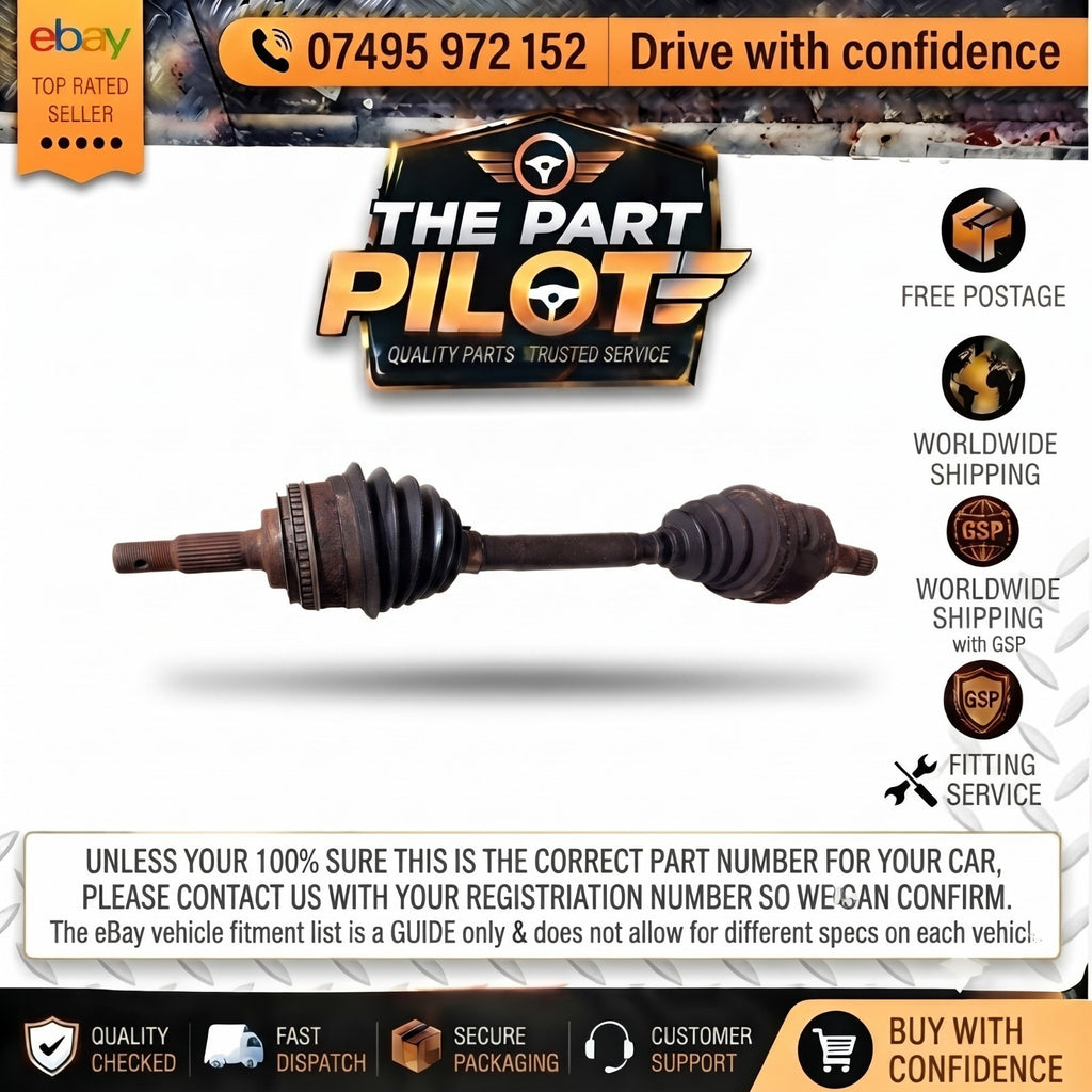 TOYOTA YARIS FRONT DRIVESHAFT CV AXLE 2005-2009 05-09 8250130595010