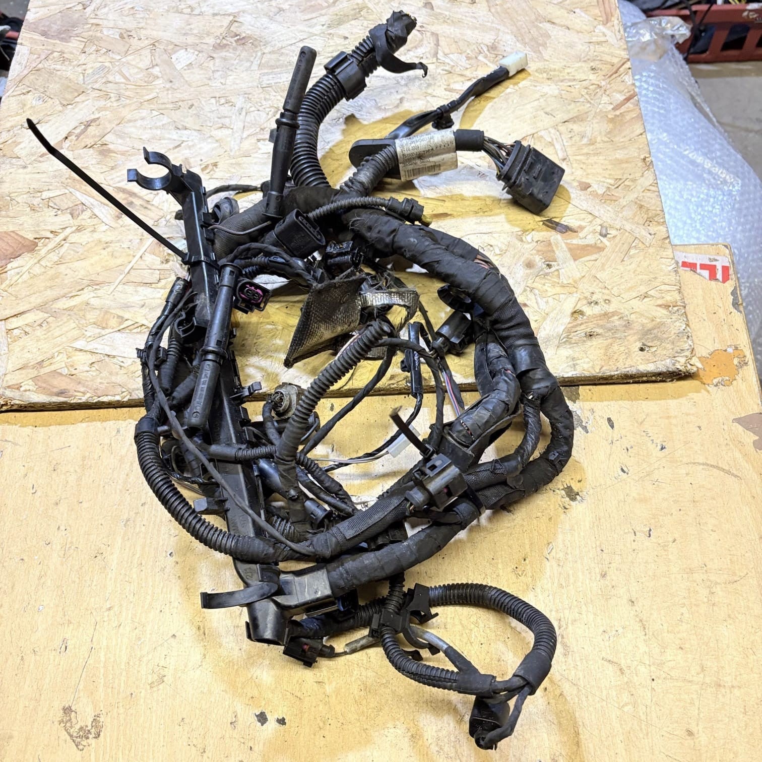 2012VW TOURAN1.6DIESELCAYCAYCENGINEWIRINGLOOMHARNESS DRIVER REAR 03L971824E OSR