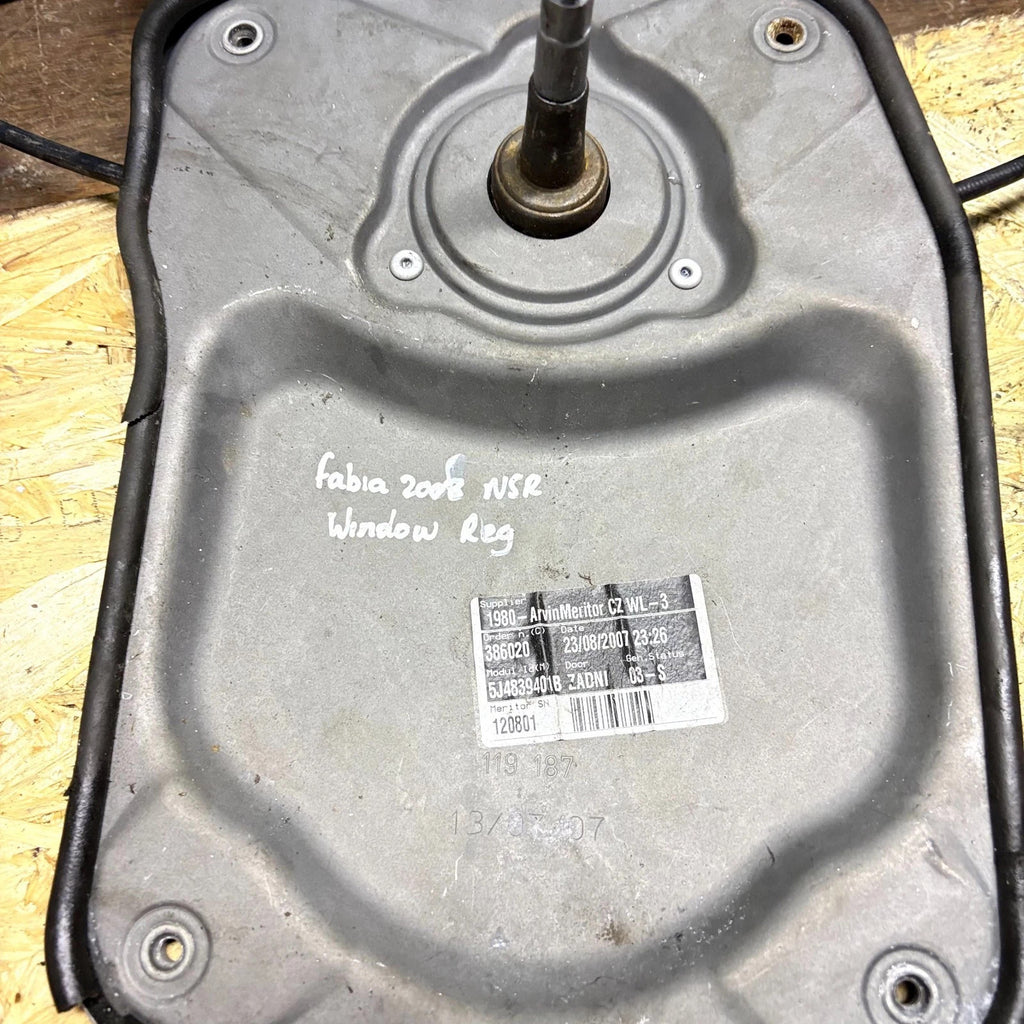 Skoda Fabia II 5J NSR Rear Left Manual Window Regulator 5J4839401B 2007-2015