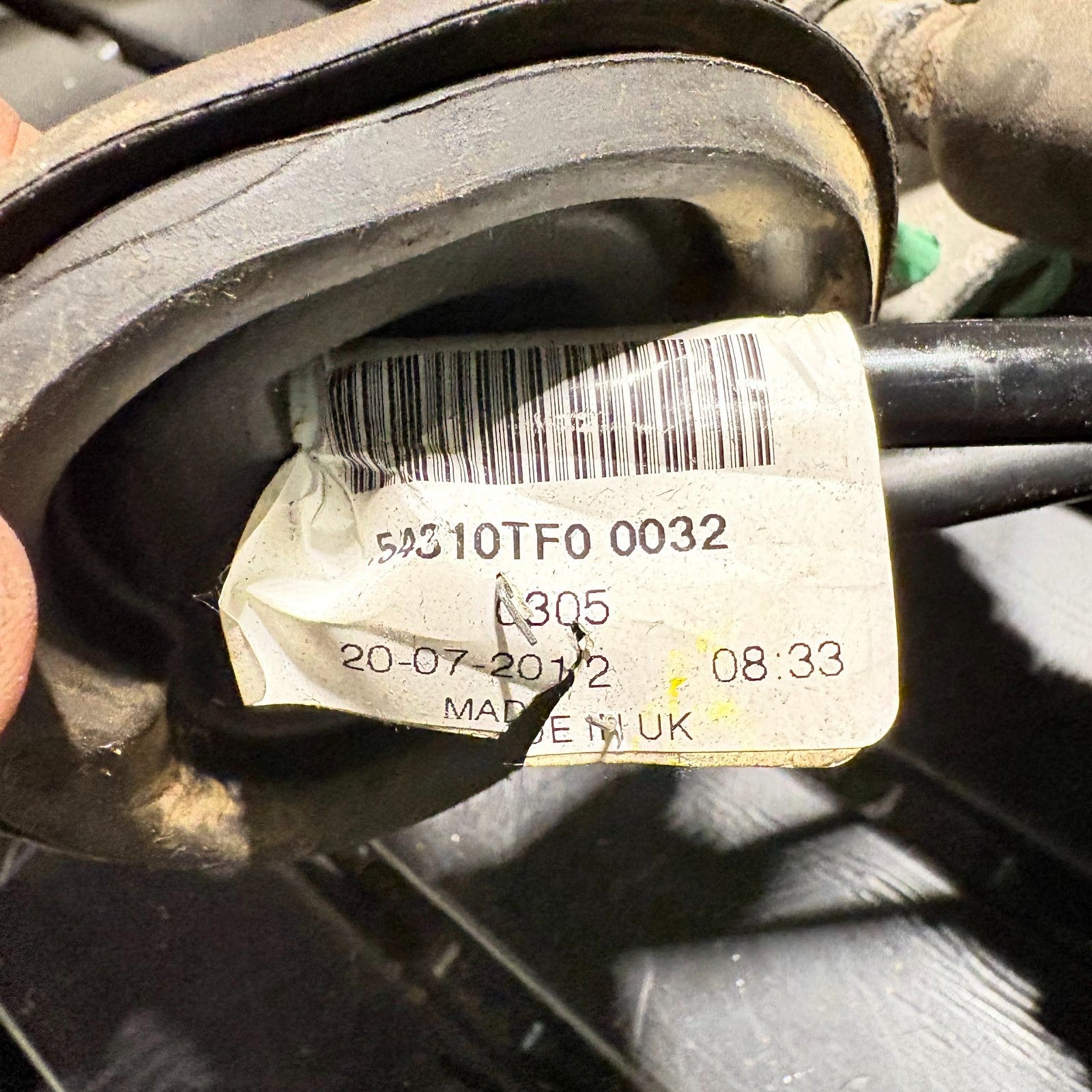 HONDA JAZZ 2008-2015 5 SPEED MANUAL GEAR LINKAGE CABLES 54310TF00032