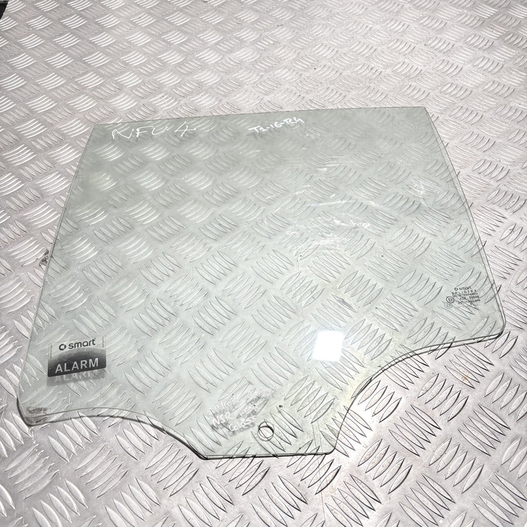 Smart Forfour Rear Left Passenger Side Door Glass Window