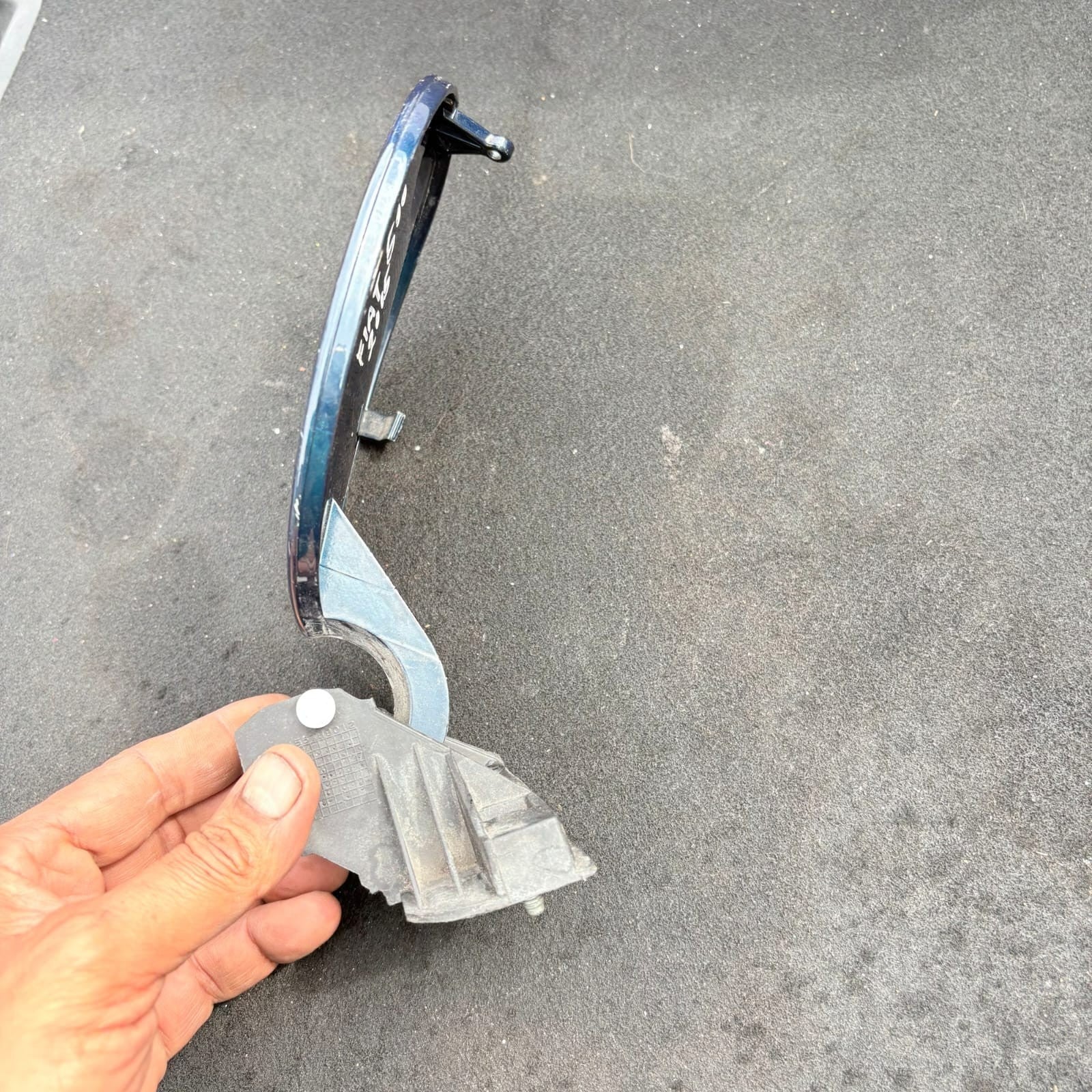 Fiat 500 (312) 2015 Fuel Filler Flap/Fuel Door Blue