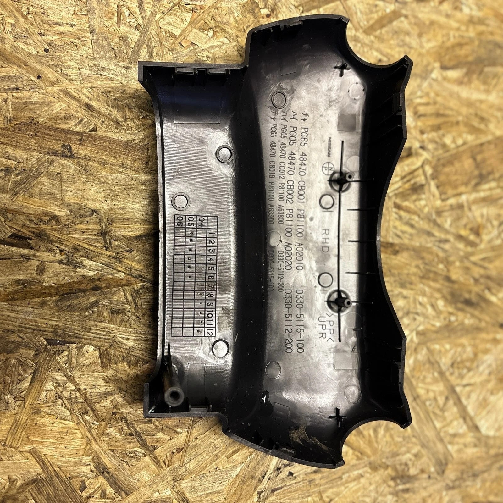NISSAN MURANO CVT MK1 Z50 5DR SUV 2005 STEERING COWLING (UPPER) 48470-cb001