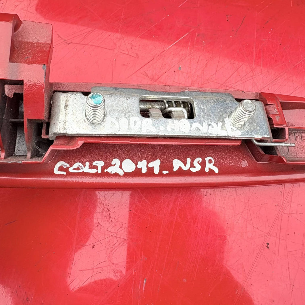 MITSUBISHI COLT 2011 PASSENGER REAR OUTER DOOR HANDLE