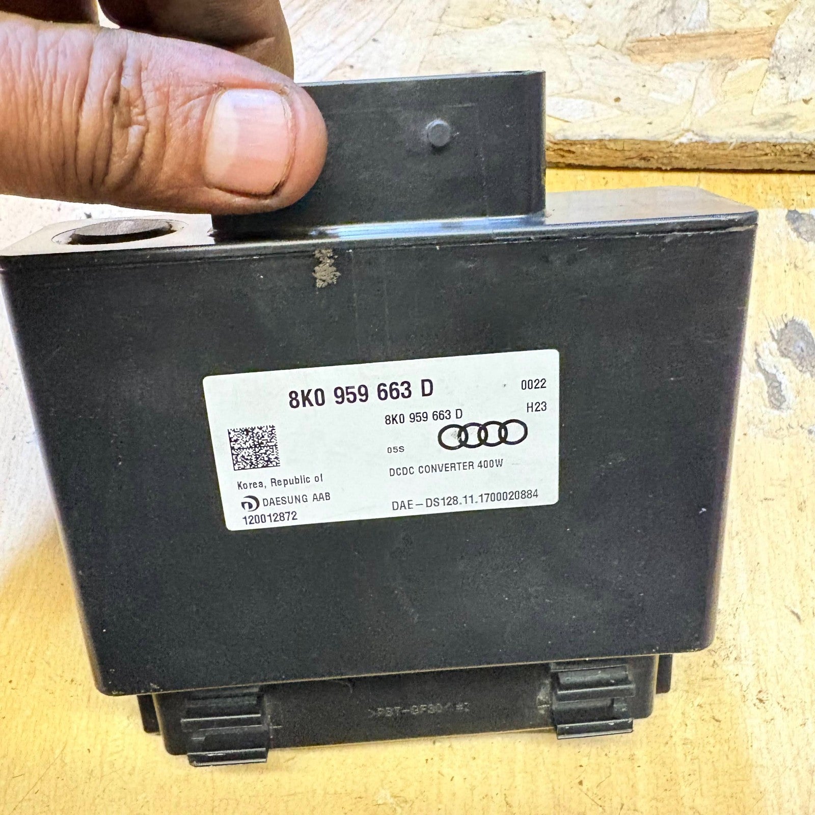 AUDI A1 2018 Voltage Convertor Module ECU 8K0959663D