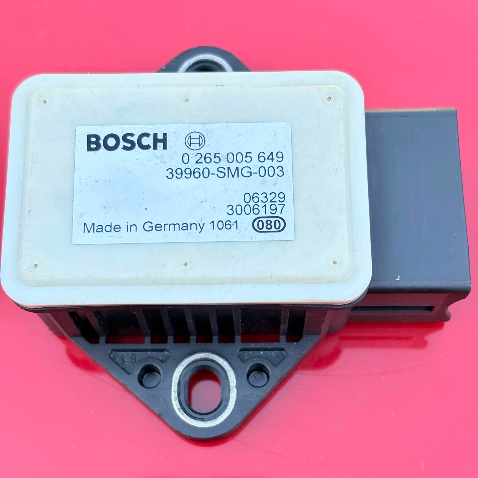 Honda Civic Mk8 2006-2008 VSA/ESP Yaw Rate Sensor Bosch 0265005649 39960-SMG-003