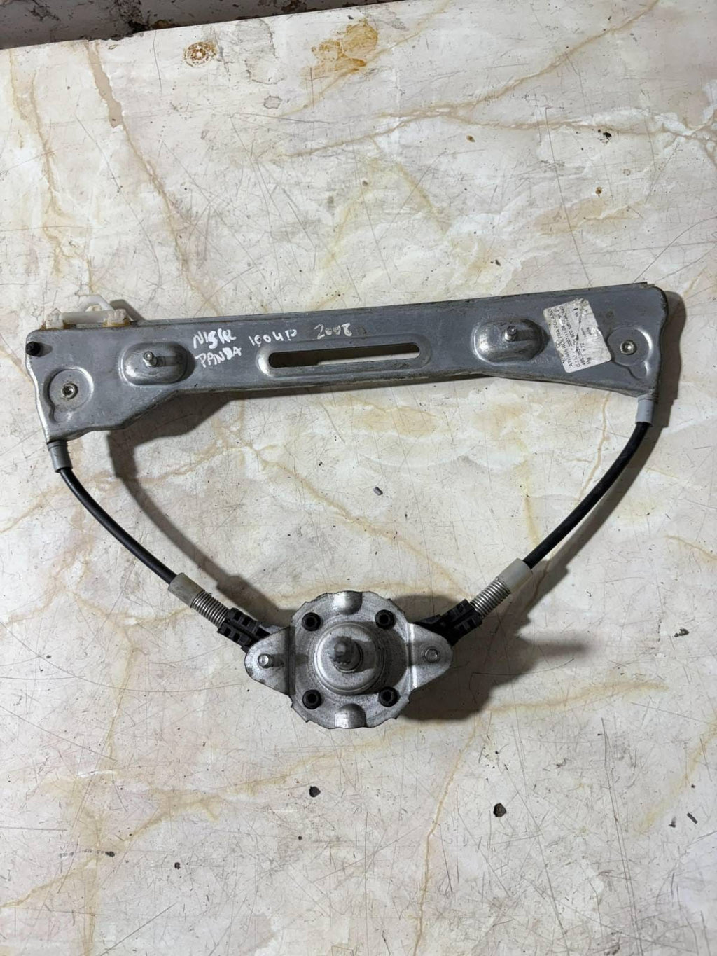 Fiat Panda Left Passenger N/S Rear Window Regulator Manual 46803654 2008