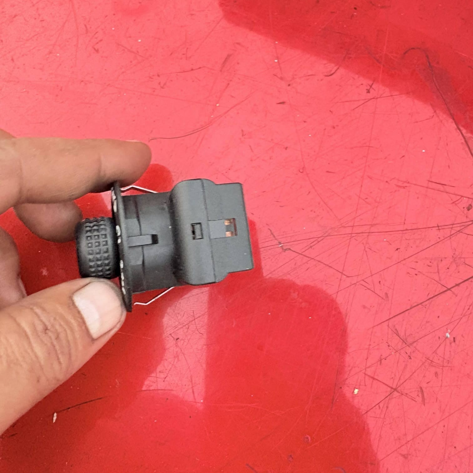 FORD FIESTA MK6 2001 ELECTRIC WING MIRROR ADJUST SWITCH BUTTON DIAL 93BG17B676BA