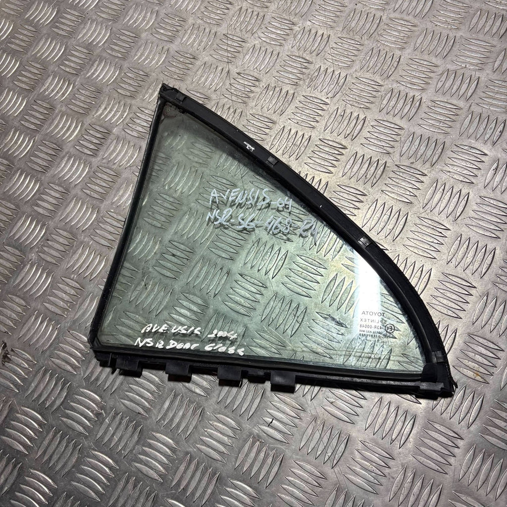 Toyota Avensis Mk2 2003-2009 Left Rear Quarter Glass Window Hatchback 5Dr