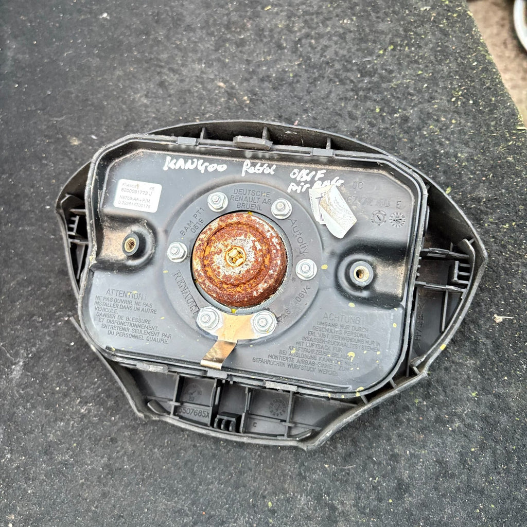 RENAULT KANGOO 1997-2008 OFFSIDE DRIVER STEERING WHEEL SRS 8200091772J