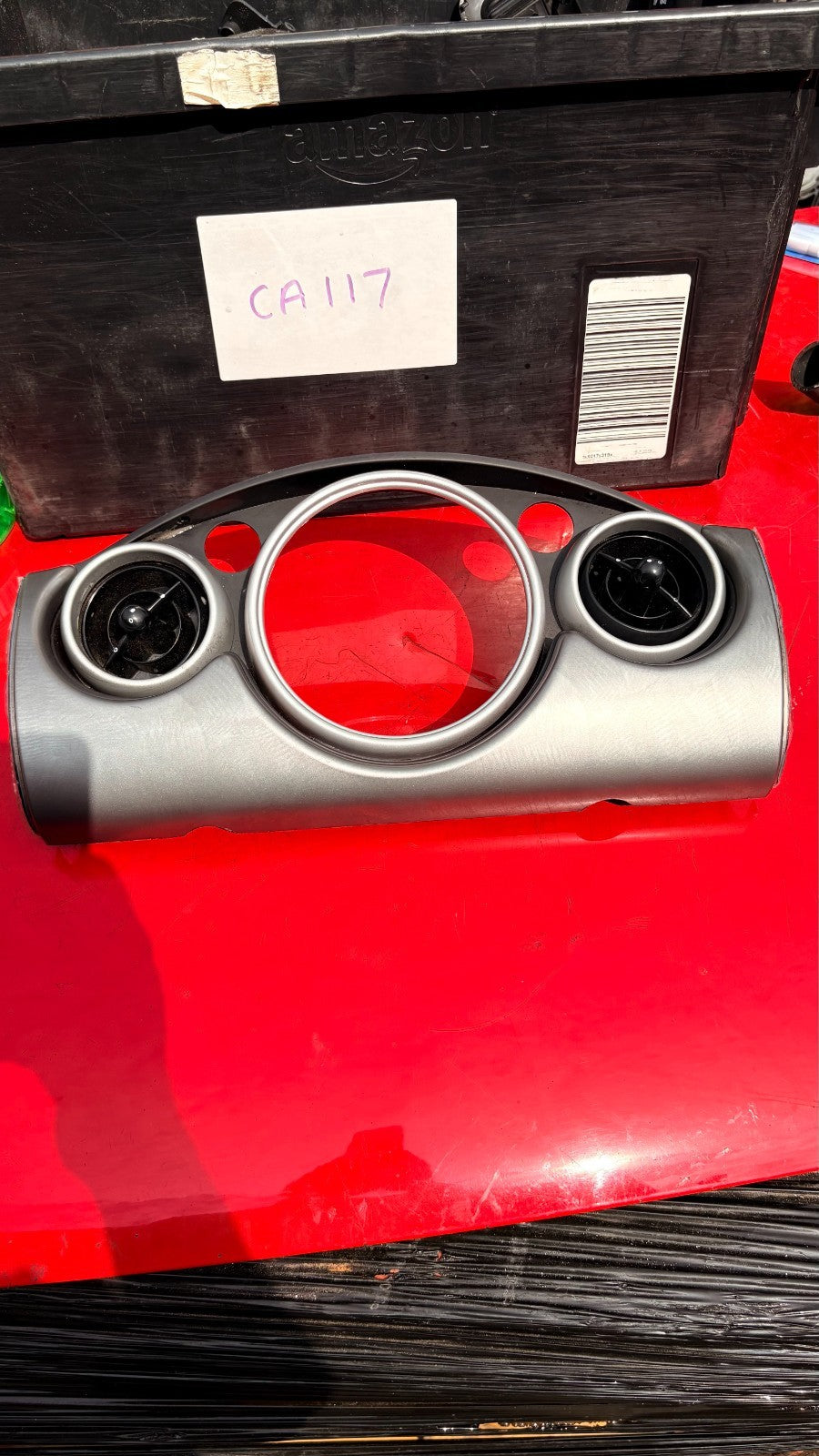 MINI ONE R52 DASHBOARD SPEEDO SURROUND TRIM & AIR VENTS 0769337