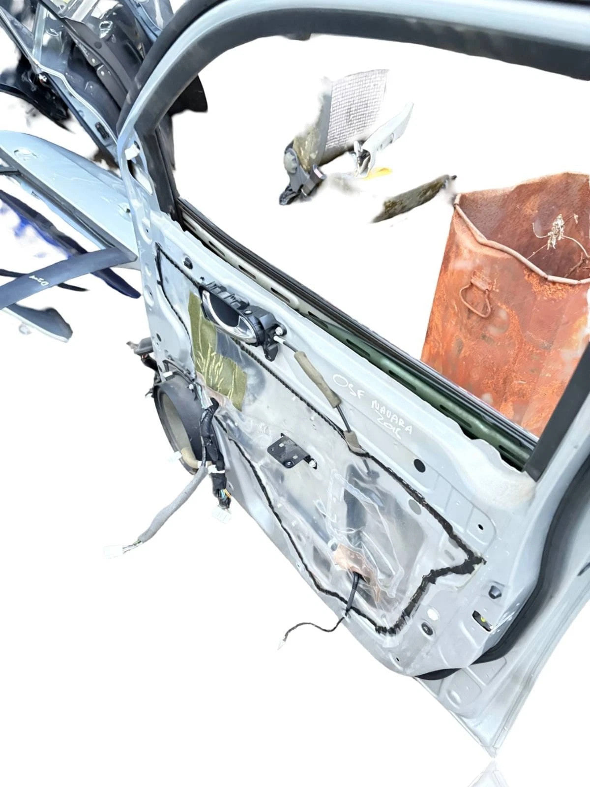 Nissan Navara NP300 D23 2016-2021 OSF Driver Door Silver KL0 Free P&P H01004JKAA