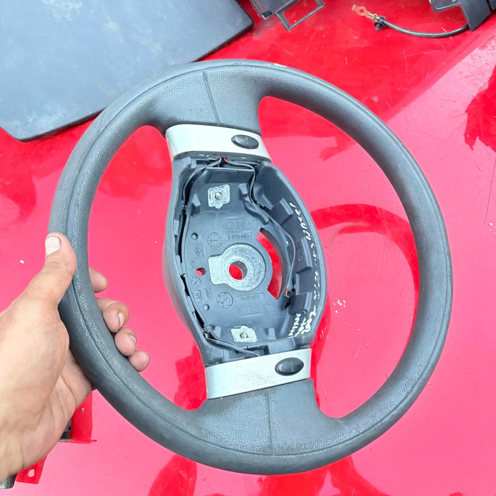 BMW MINI Cooper One R50 2001-2006 2 Spoke Steering Wheel Chrome Trim 1513083