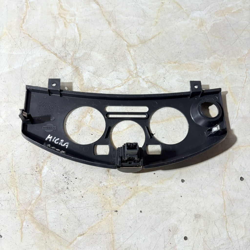 Nissan Micra K12 2003-2010 Heater Control Surround Trim 27570AX100