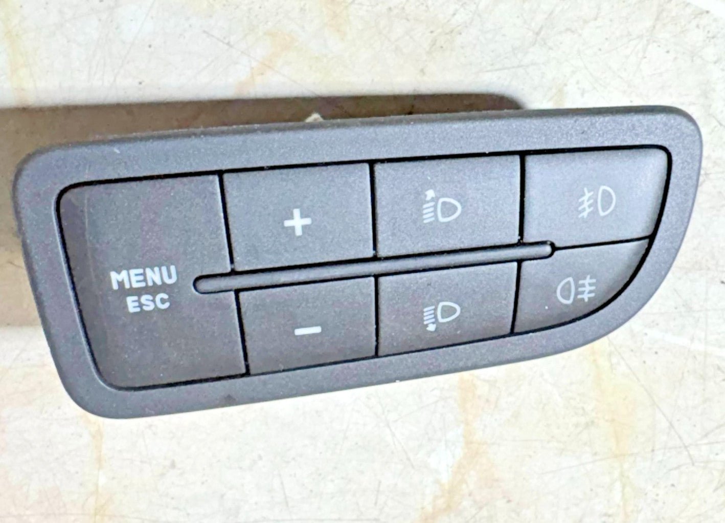 Fiat Grande Punto/Punto 199 Headlight Fog Switch Menu ESC 735367267 2005-2018