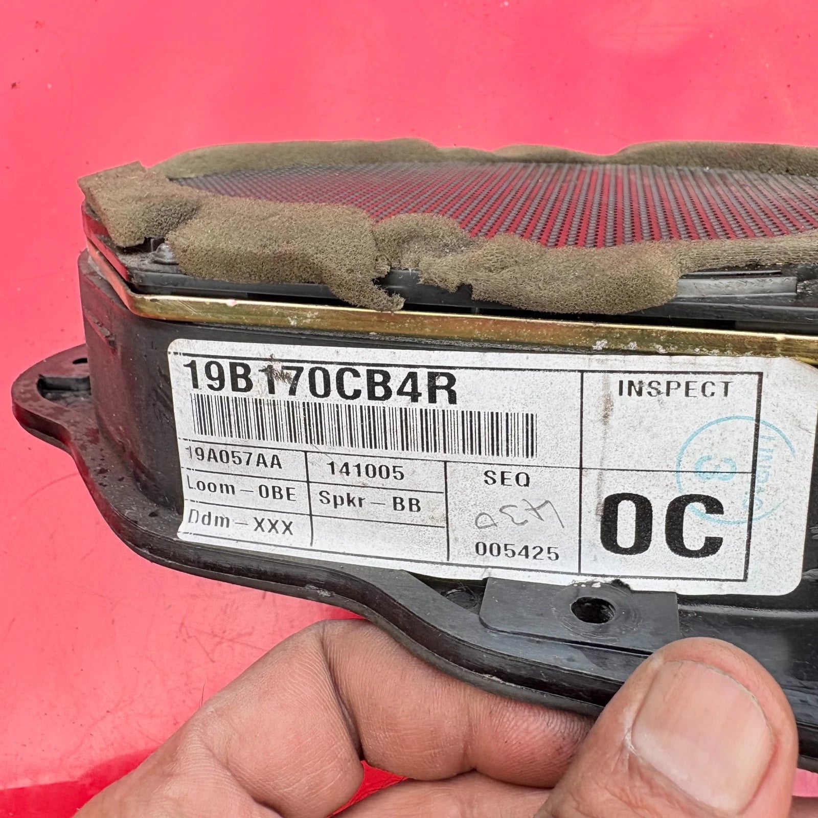 Jaguar S-Type Front Left Door Speaker Assembly 19B170CB4R 04/2002-10/2007