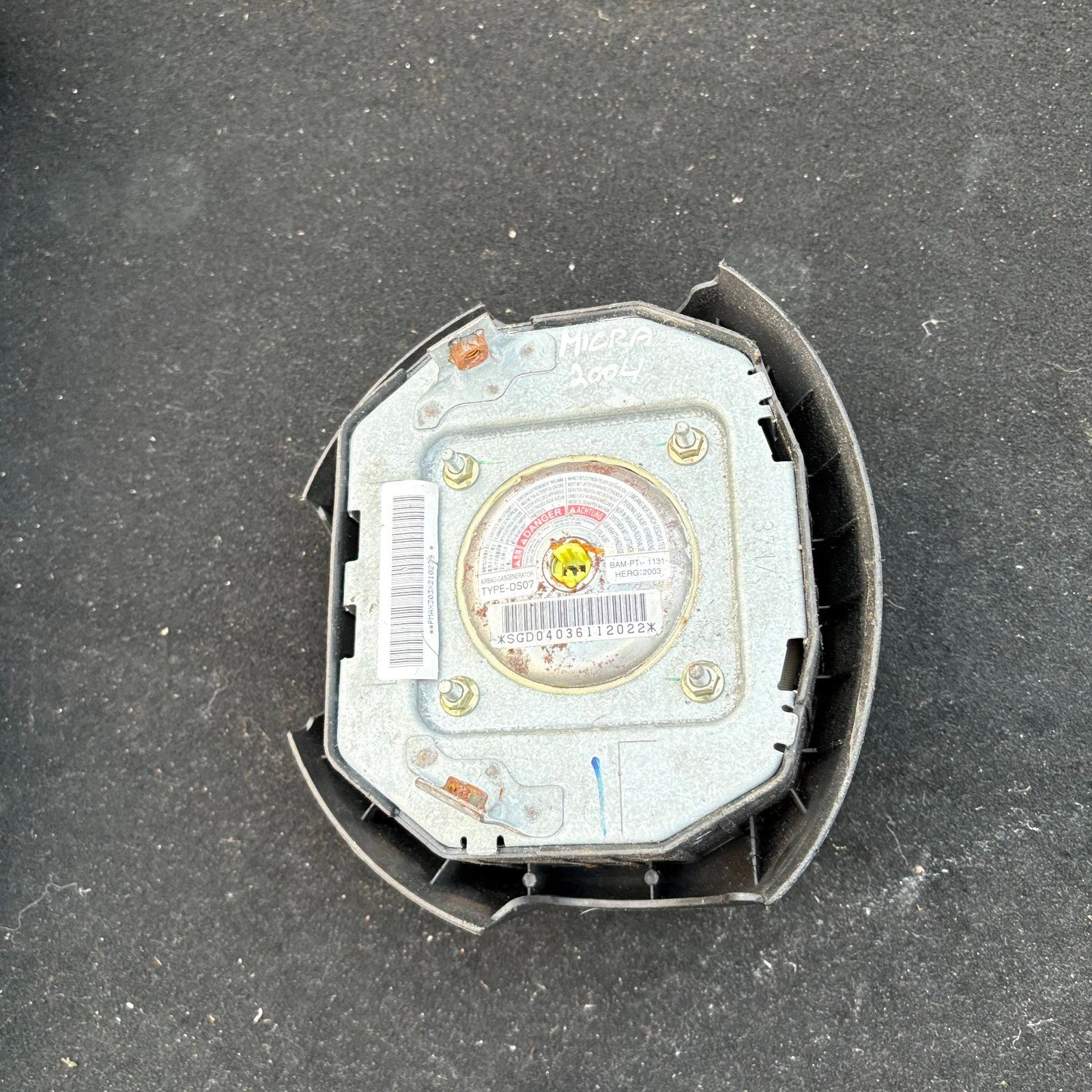 2002-2010 NISSAN MICRA STEERING WHEEL AIR BAG BAM-PT-1131 HERG:2003