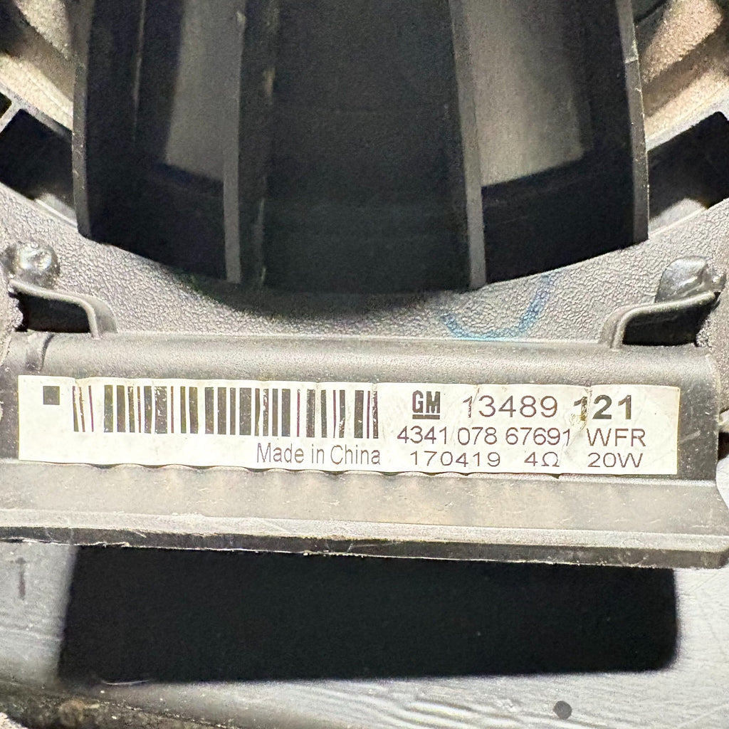 Opel Adam 2017 Right Front Door Speaker 13489121