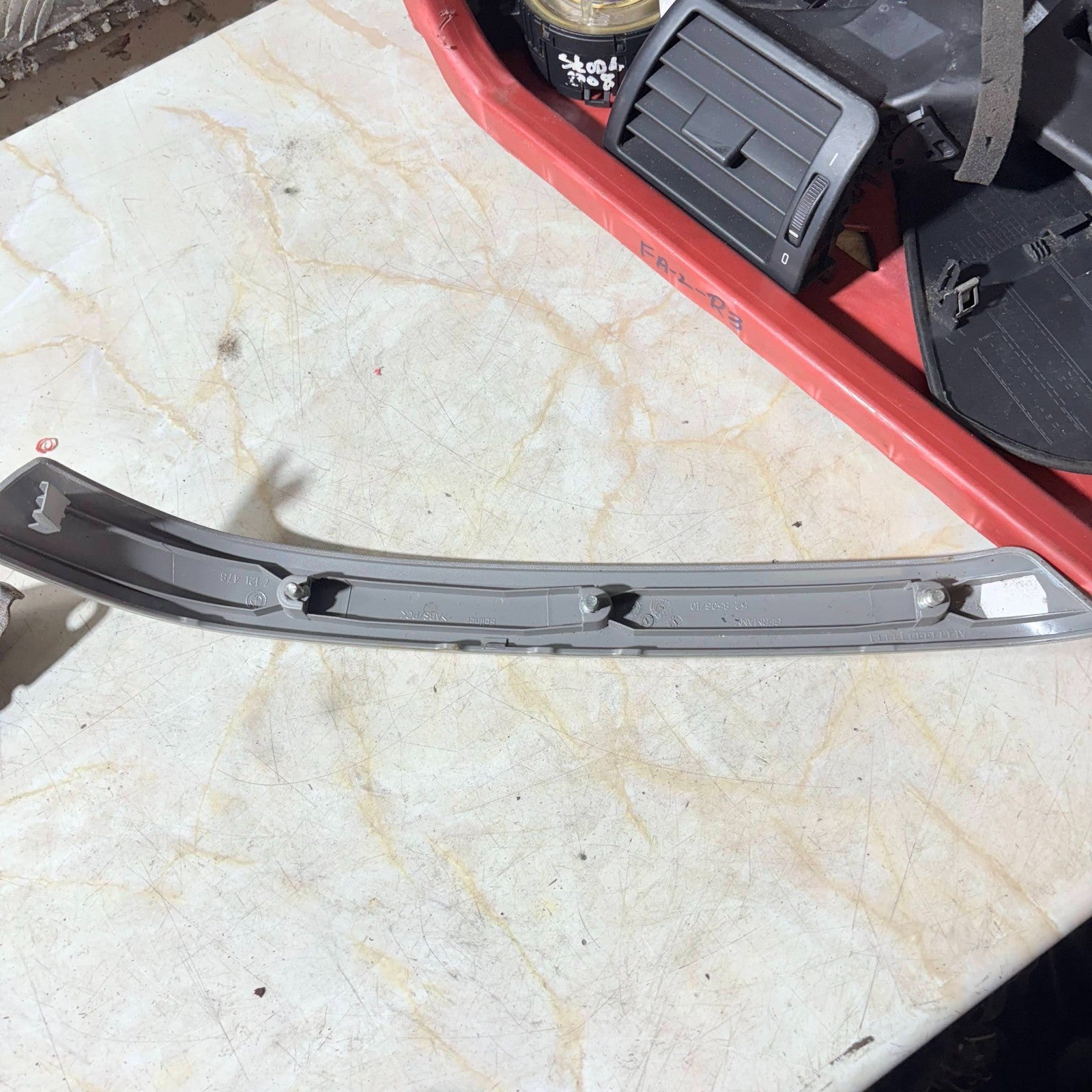BMW E90 E91 Rear Right Door Interior Trim Titan Silver 7121478 51427121478