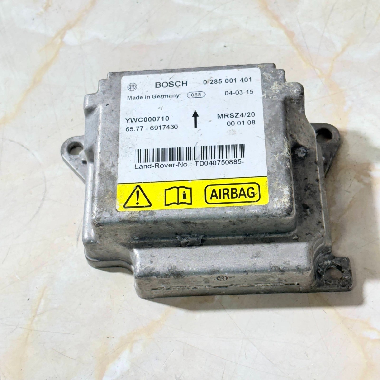 Land Rover Range Rover L322 2003-2005 Airbag ECU SRS Module YWC000710 0285001401