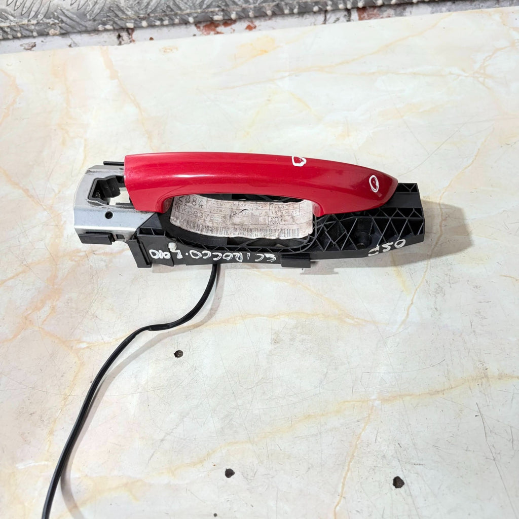 VW Scirocco Mk3 2008-2017 OSF Right Front Exterior Door Handle Red 1K8837206F