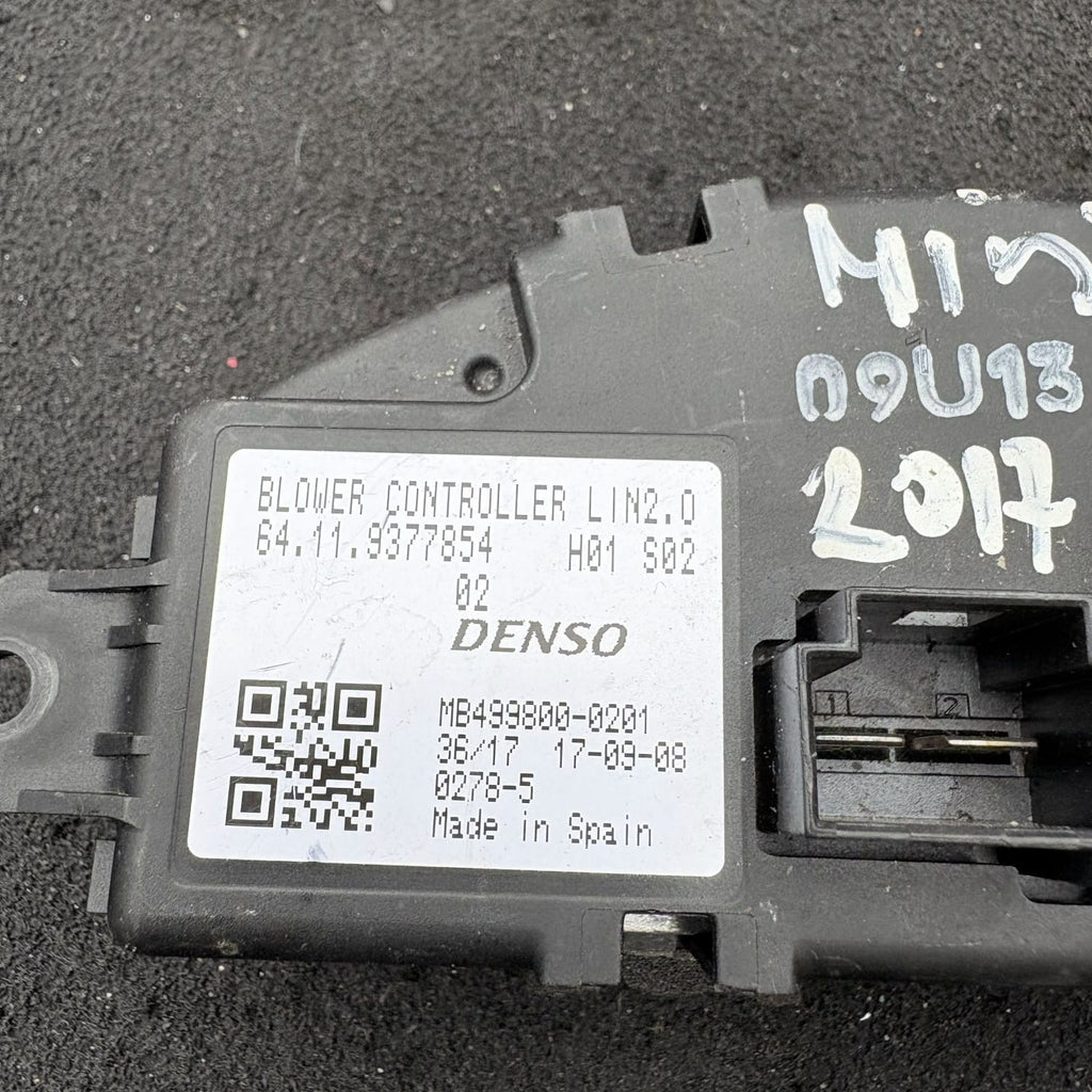Mini Hatch F56 F55 F57 2014-2021 Heater Blower Motor Resistor 64119377854