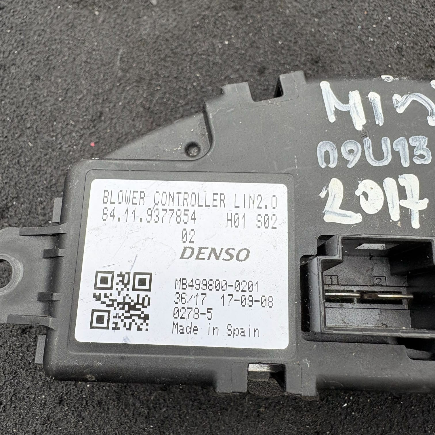 Mini Hatch F56 F55 F57 2014-2021 Heater Blower Motor Resistor 64119377854