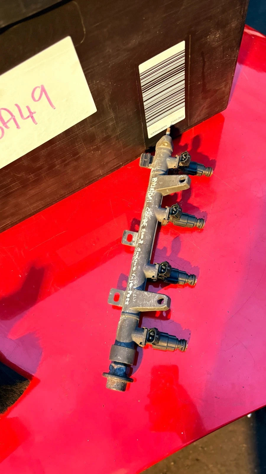 HYUNDAI COUPE 2008 FUEL INJECTOR RAIL