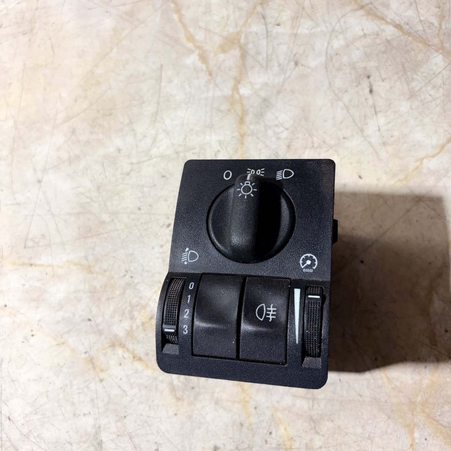 VAUXHALL ZAFIRA HEADLIGHT CONTROL SWITCH 09180775 #1