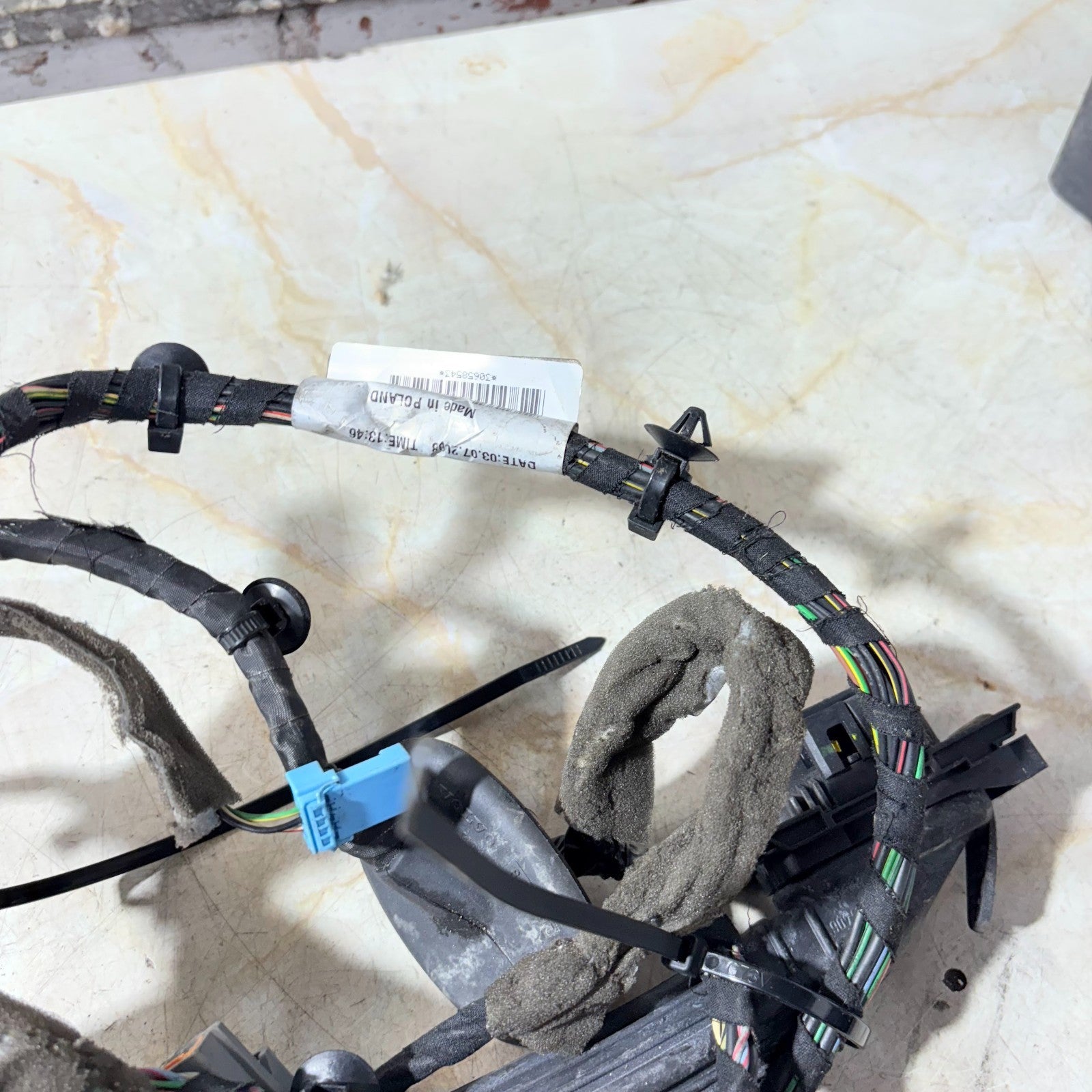 2007-2012 Volvo Front Right Side Door Wiring Harness Loom 30658543