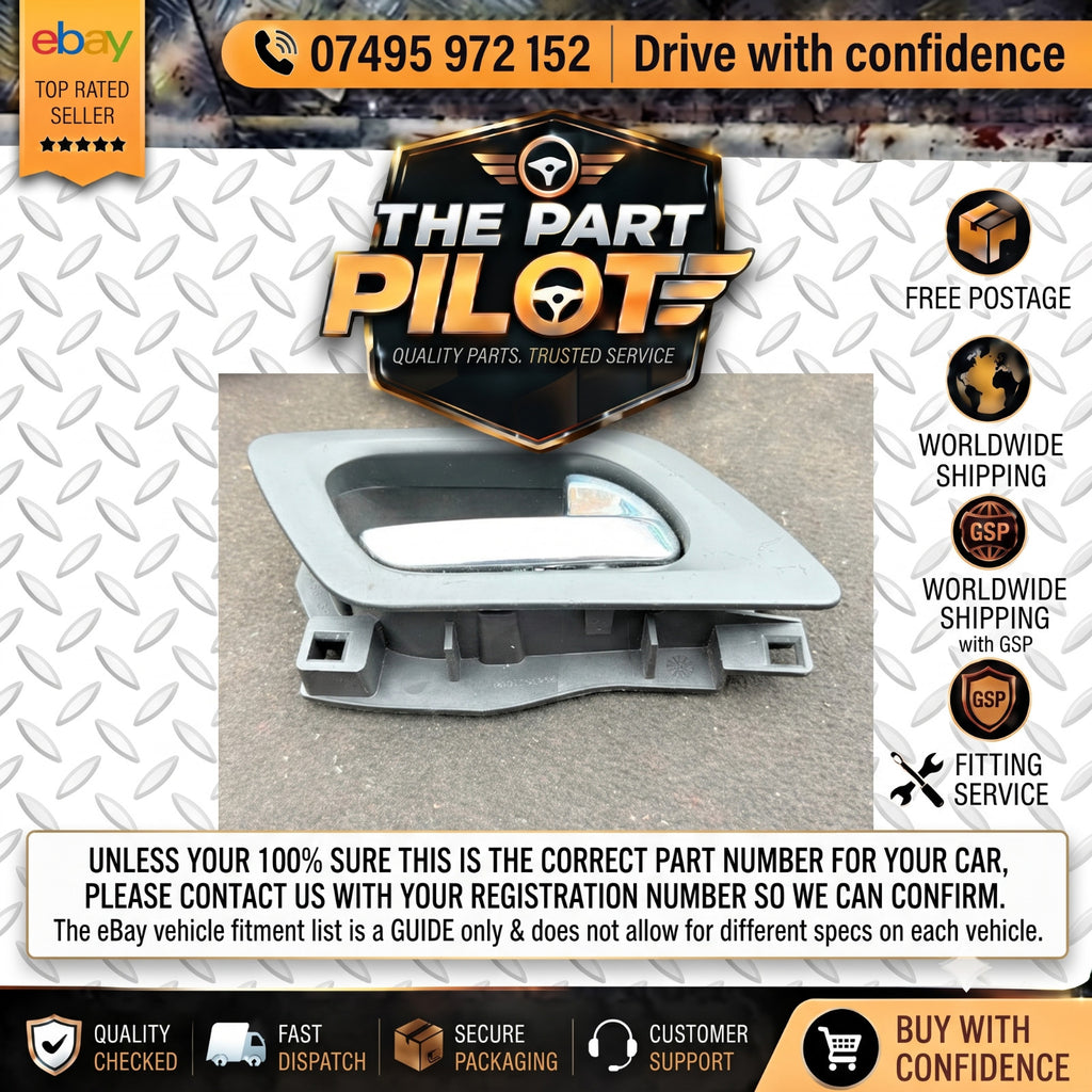 Citroen C4 VTR+ 5 Door 2004-2010 Rear Right Interior Door Handle 96435310VD