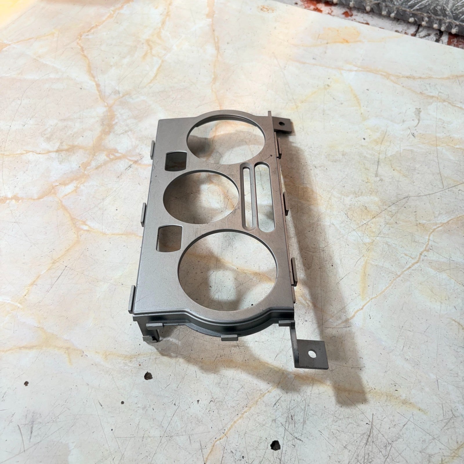 2004 NISSAN CUBE CENTRE CONSOLE HEATER CONTROLS SURROUND TRIM