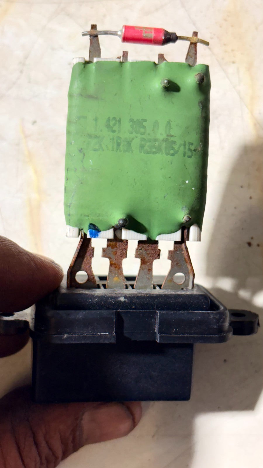 Blower Motor Resistor Heating Resistance Air Conditioner Fiat 500 2015