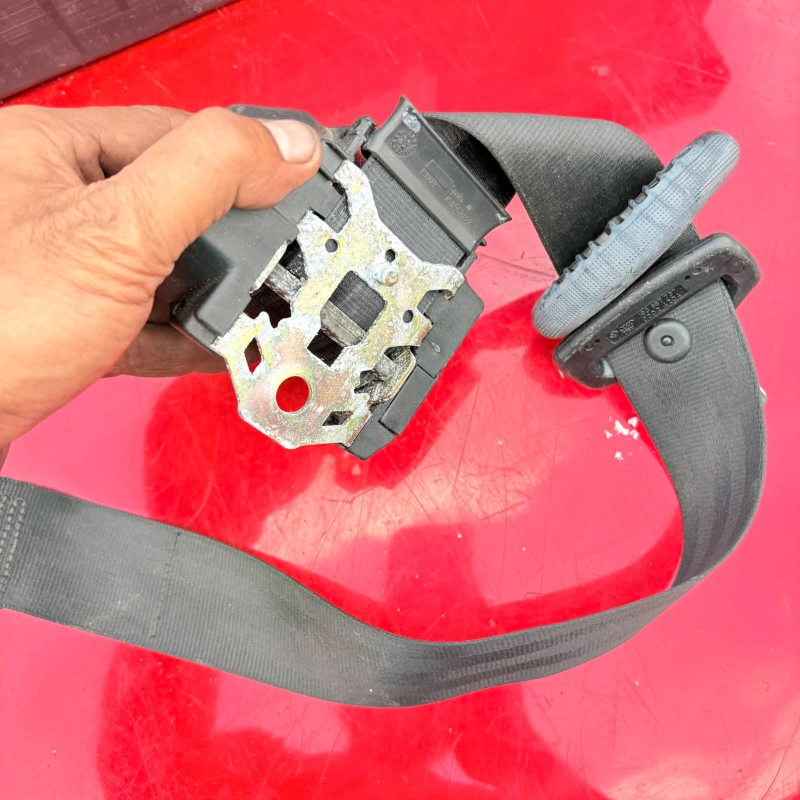 Audi A6 C6 Mk3 2004-2011 Seat Belt Rear Left Side Passenger 193857737