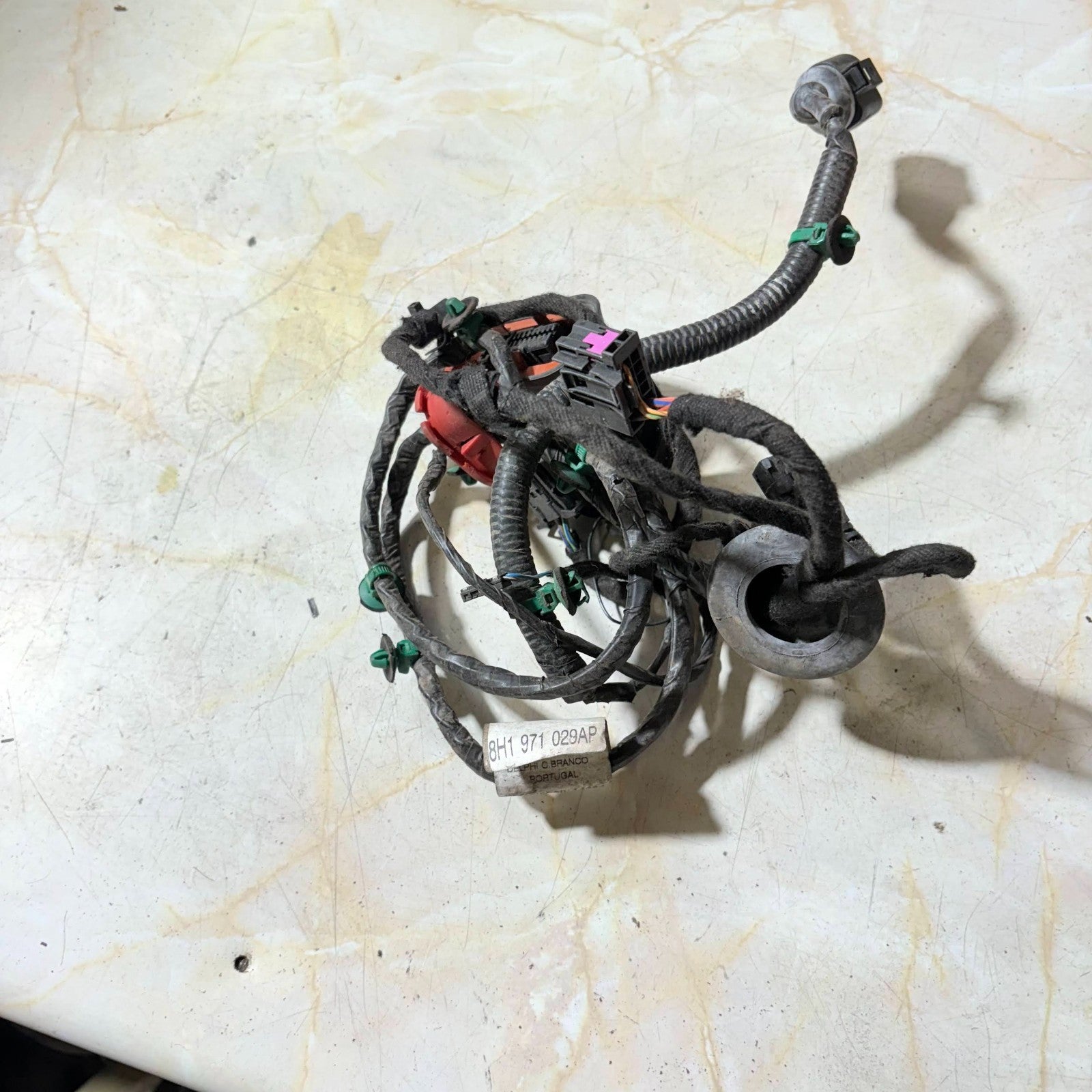 AUDI A4 CONVERTIBLE 2005-2009 LEFT SIDE FRONT DOOR WIRING LOOM 8H1971029AP
