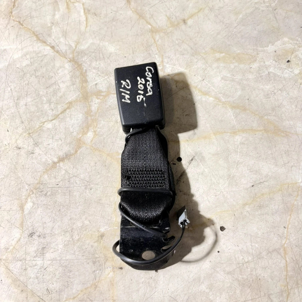 Vauxhall Opel Corsa E Rear Centre Seat Belt Buckle Stalk 13427758 2014-2019