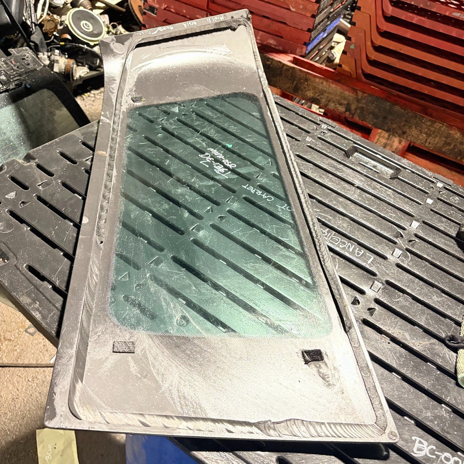 Quarter Window Glass Mini Cooper R50 R53 Rear Right Side AS2 Green