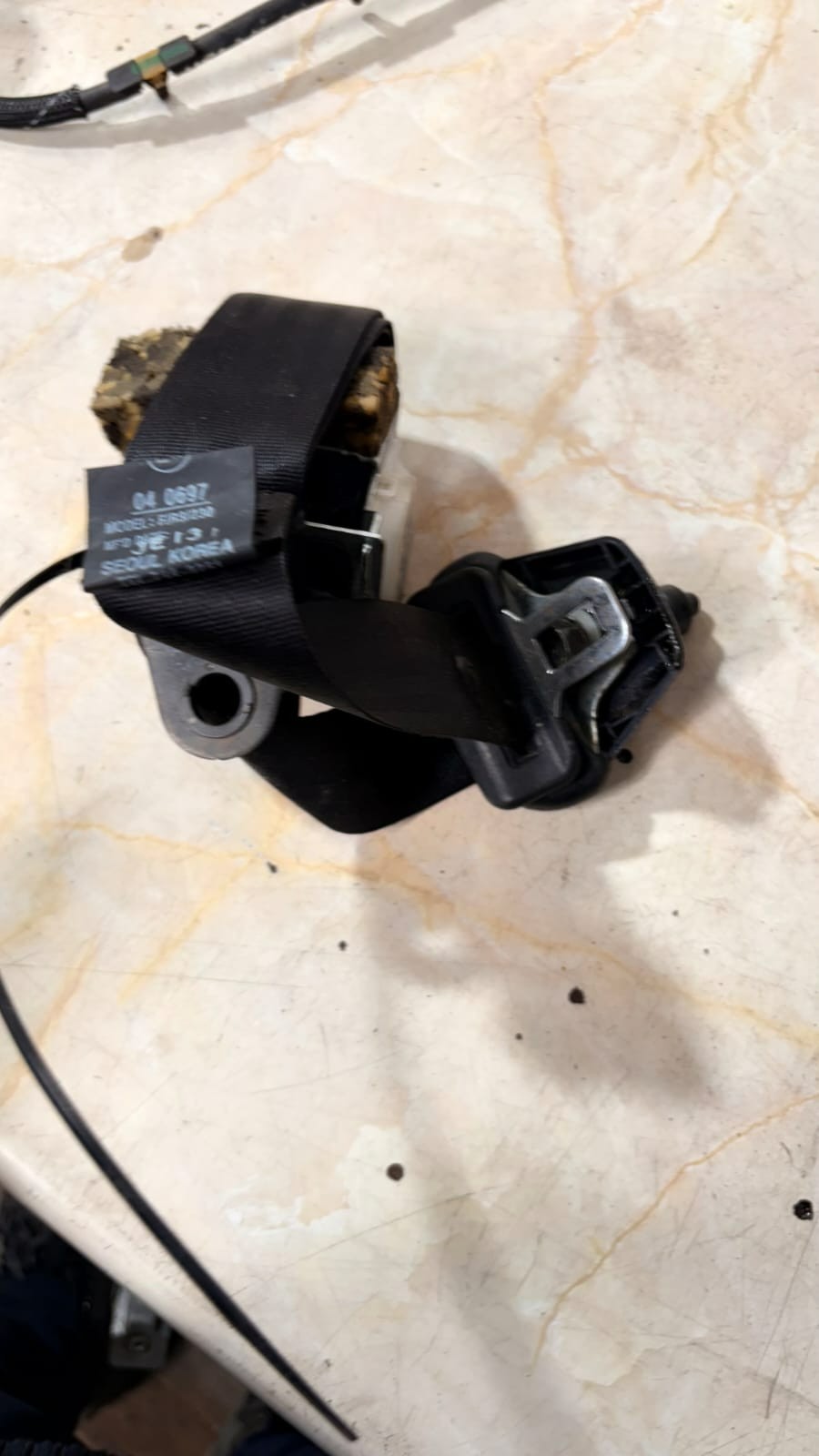 Hyundai Coup Right Offside Rear Seat Belt 784-3251 MK2